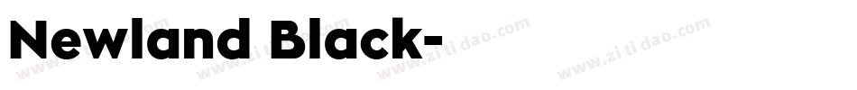 Newland Black字体转换